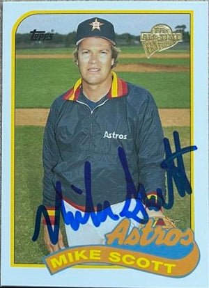 Mike Scott Signed 2004 Topps All-Time Fan Favorites Baseball Card - Houston Astros