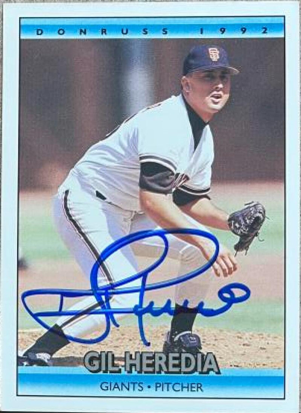 Gil Heredia Signed 1992 Donruss Baseball Card - San Francisco Giants