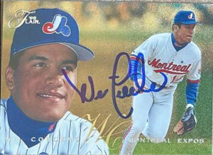 Wil Cordero Signed 1995 Flair Baseball Card - Montreal Expos