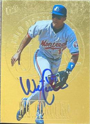 Wil Cordero Signed 1996 Fleer Ultra Gold Medallion Baseball Card - Montreal Expos