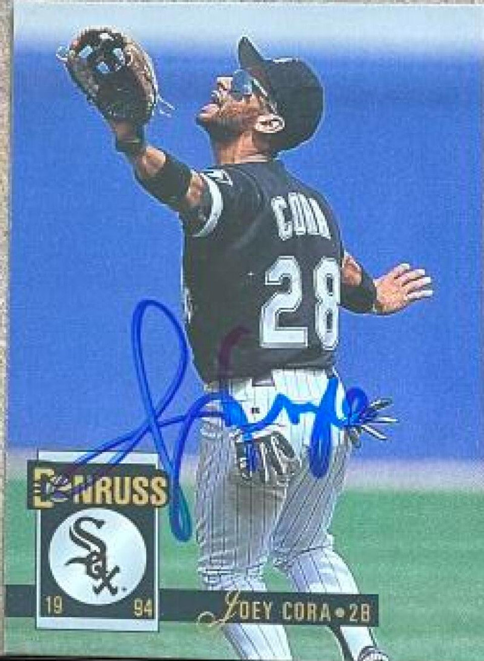 Joey Cora Signed 1994 Donruss Baseball Card - Chicago White Sox