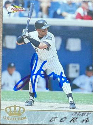 Joey Cora Signed 1994 Pacific Baseball Card - Chicago White Sox