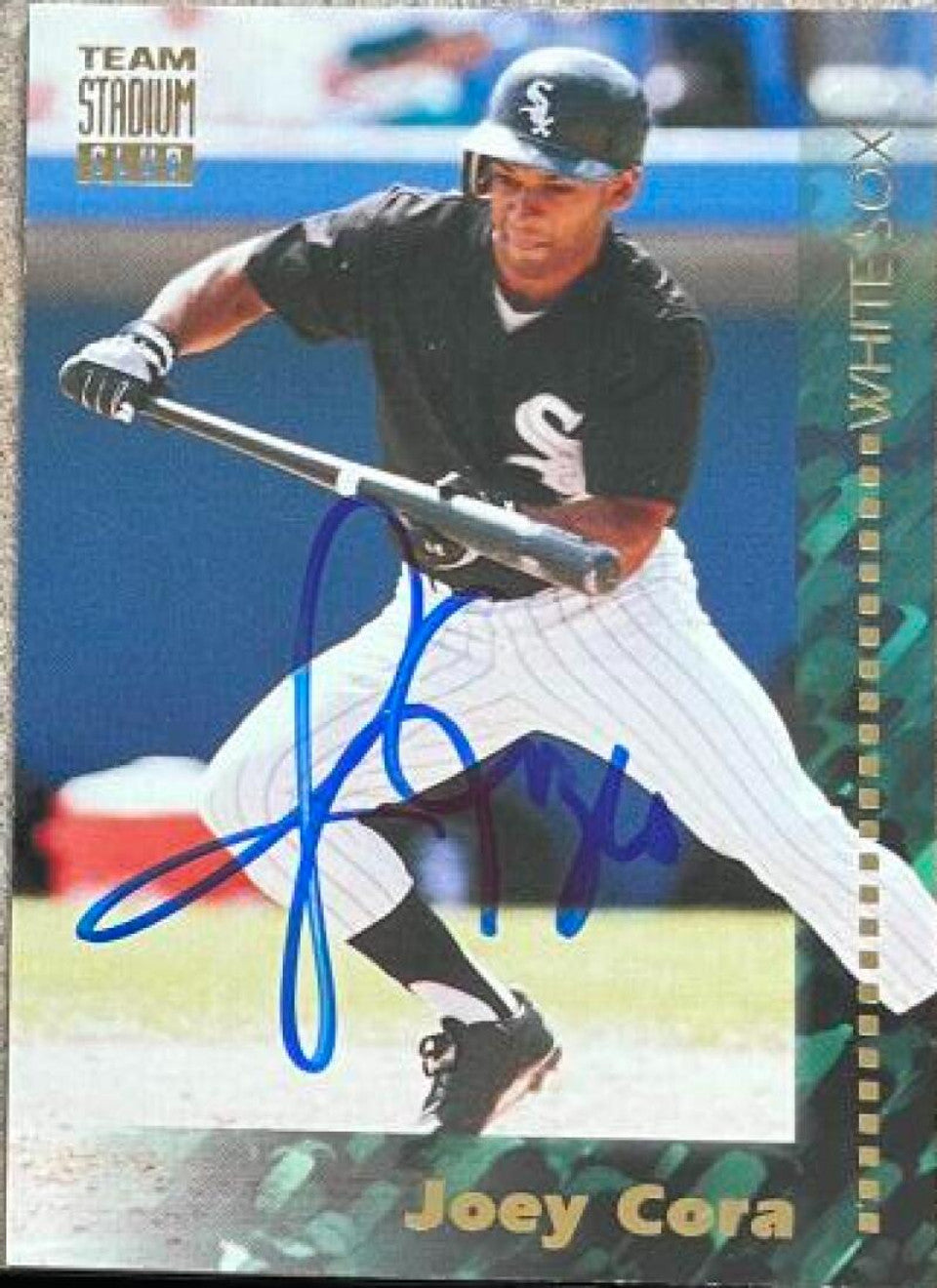 Joey Cora Signed 1994 Stadium Club Team Baseball Card - Chicago White Sox