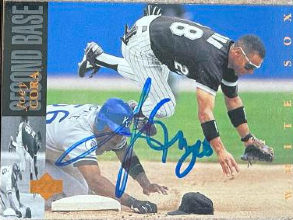 Joey Cora Signed 1994 Upper Deck Baseball Card - Chicago White Sox