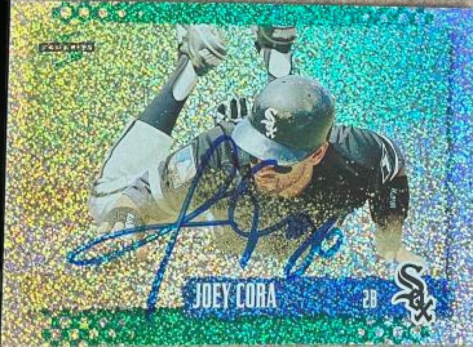 Joey Cora Signed 1995 Score Platinum Baseball Card - Chicago White Sox