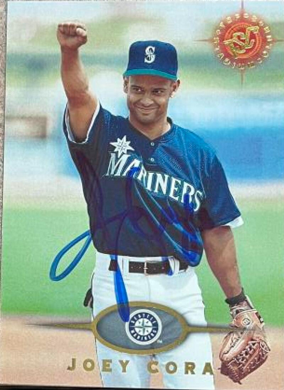 Joey Cora Signed 1995 Stadium Club Baseball Card - Seattle Mariners