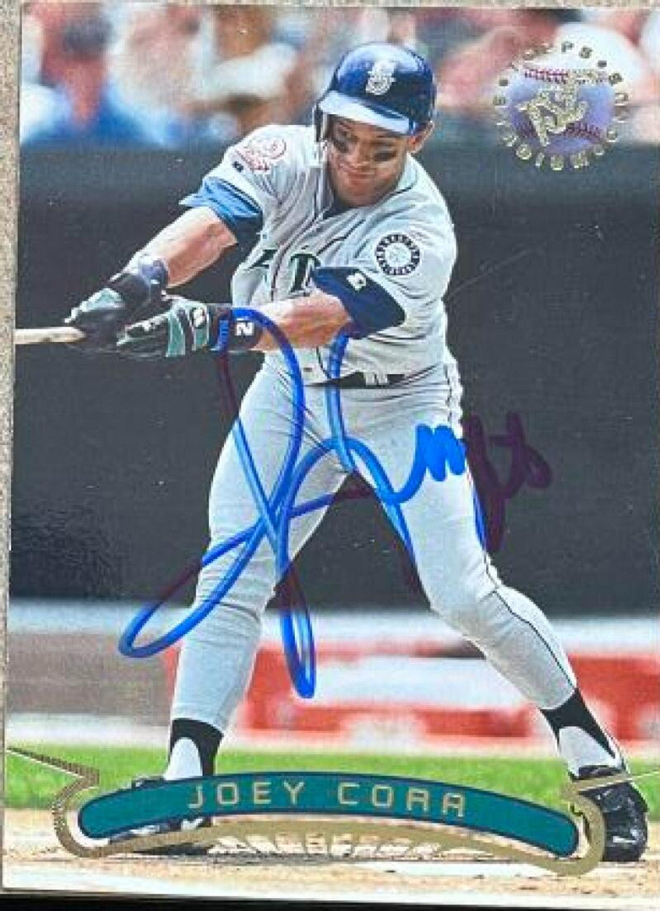 Joey Cora Signed 1996 Stadium Club Baseball Card - Seattle Mariners