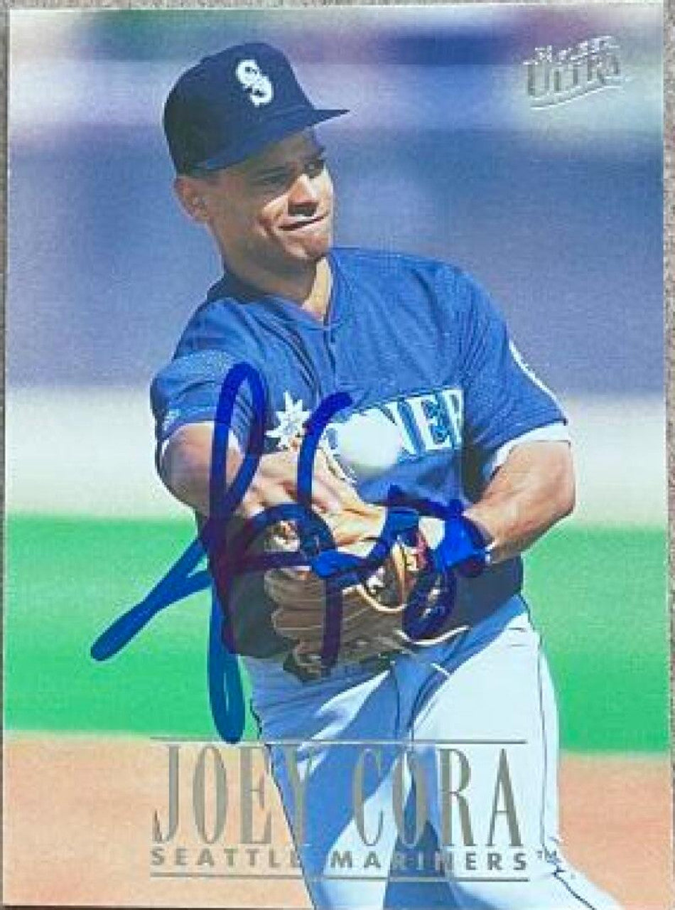 Joey Cora Signed 1996 Fleer Ultra Baseball Card - Seattle Mariners