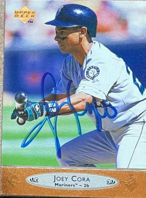 Joey Cora Signed 1996 Upper Deck Baseball Card - Seattle Mariners