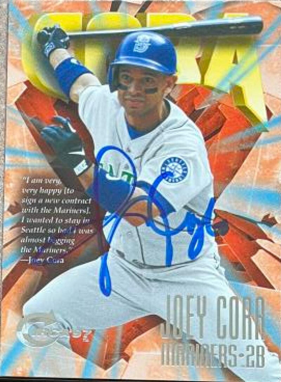 Joey Cora Signed 1997 Circa Baseball Card - Seattle Mariners