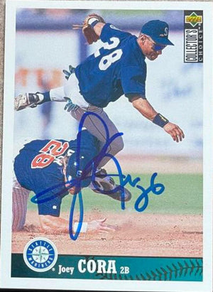 Joey Cora Signed 1997 Collector's Choice Baseball Card - Seattle Mariners