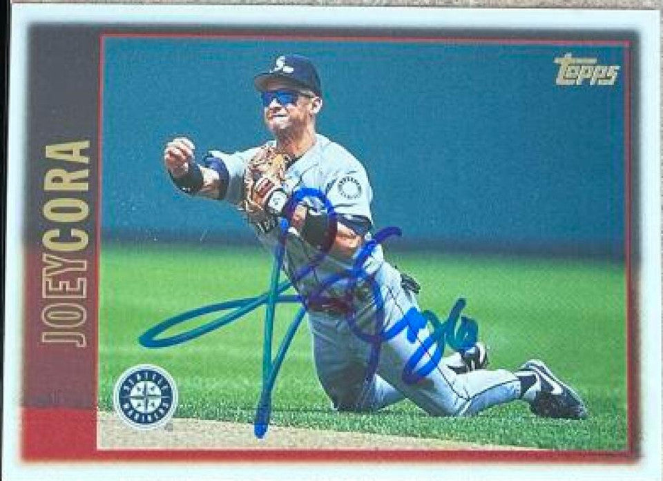 Joey Cora Signed 1997 Topps Baseball Card - Seattle Mariners