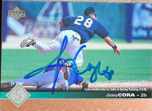 Joey Cora Signed 1997 Upper Deck Baseball Card - Seattle Mariners