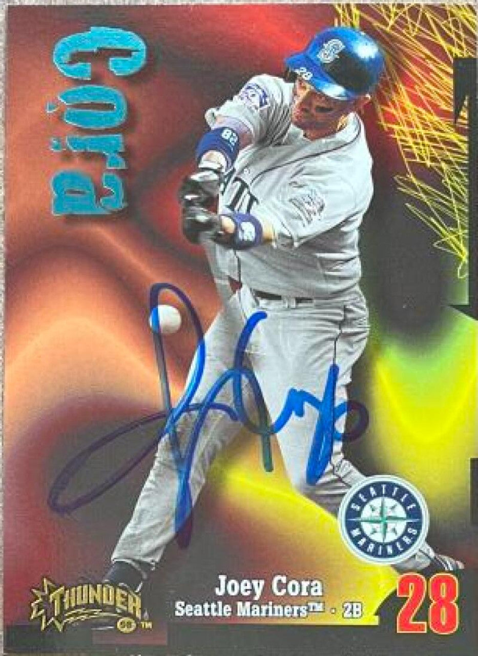 Joey Cora Signed 1998 Circa Thunder Baseball Card - Seattle Mariners