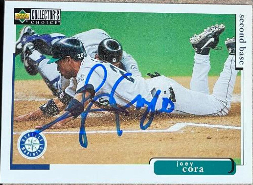 Joey Cora Signed 1998 Collector's Choice Baseball Card - Seattle Mariners