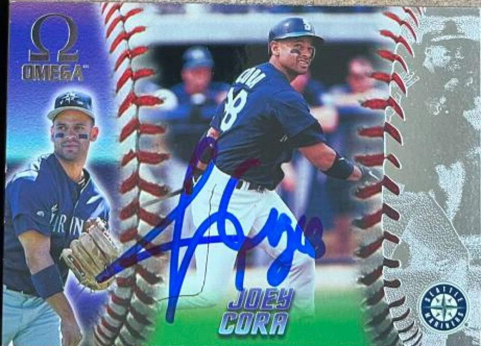 Joey Cora Signed 1998 Pacific Omega Baseball Card - Seattle Mariners