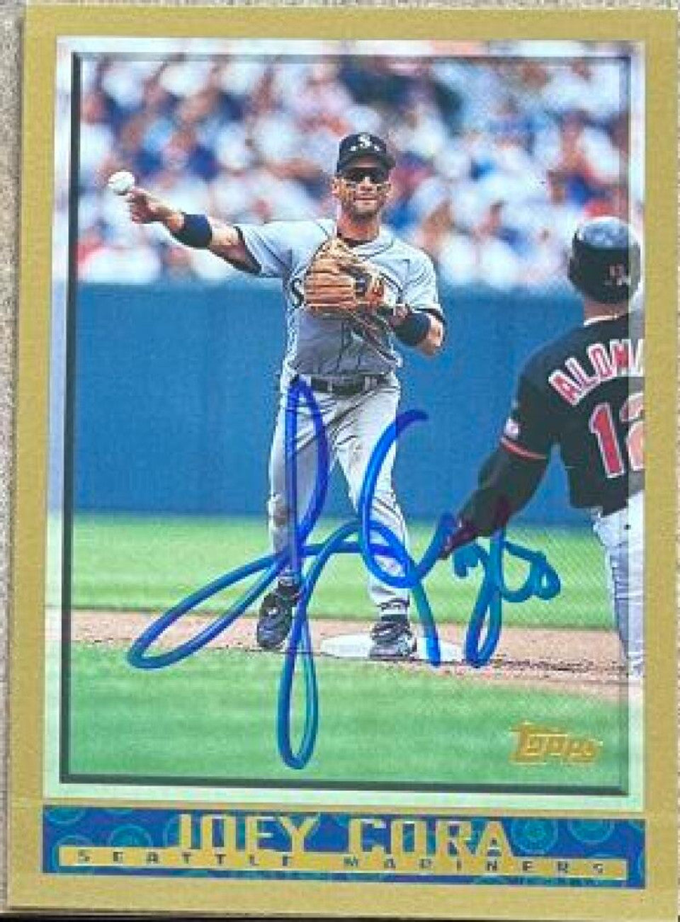 Joey Cora Signed 1998 Topps Baseball Card - Seattle Mariners