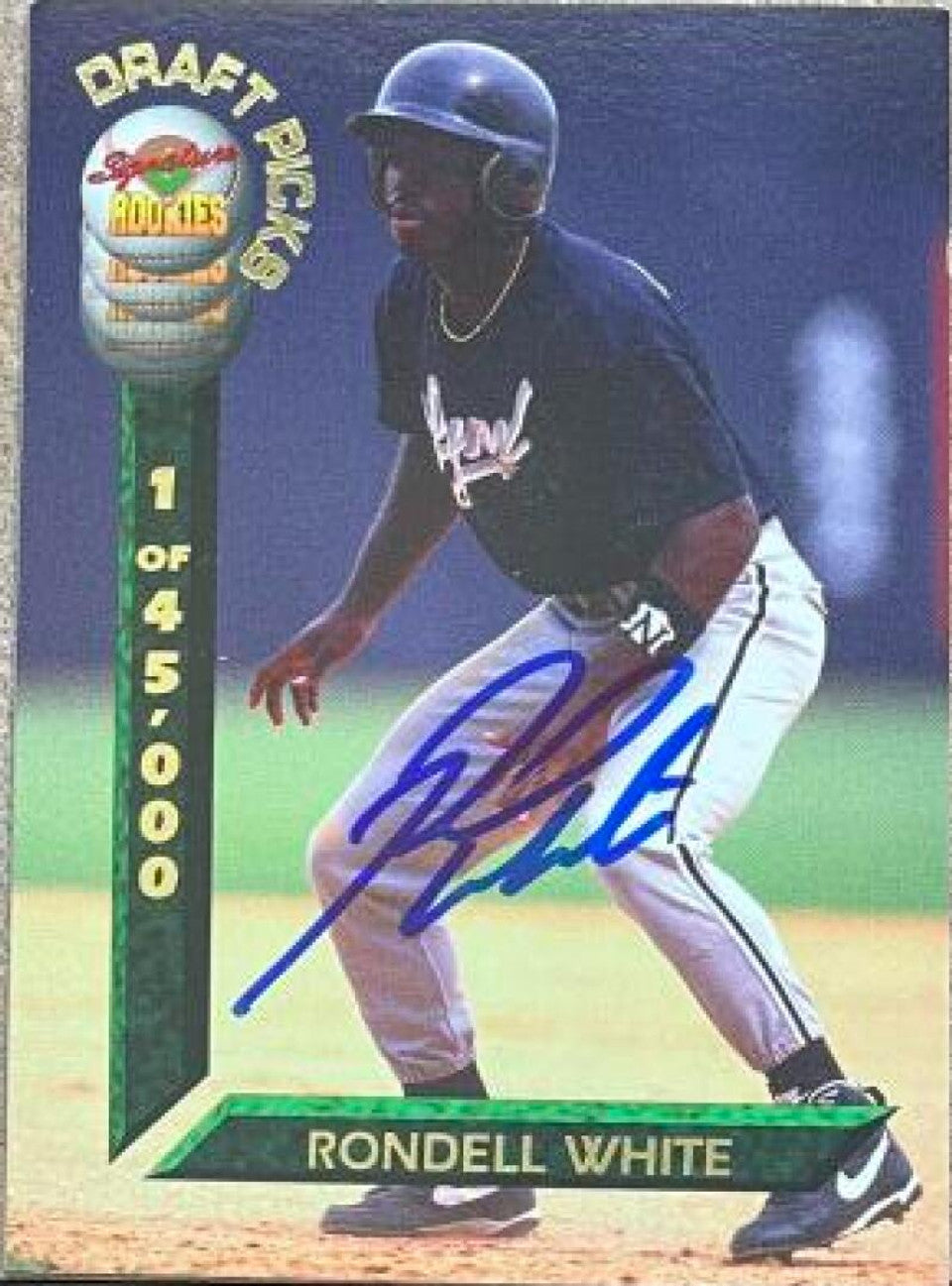 Rondell White Signed 1994 Signature Rookies Draft Picks Baseball Card - Ottawa Lynx