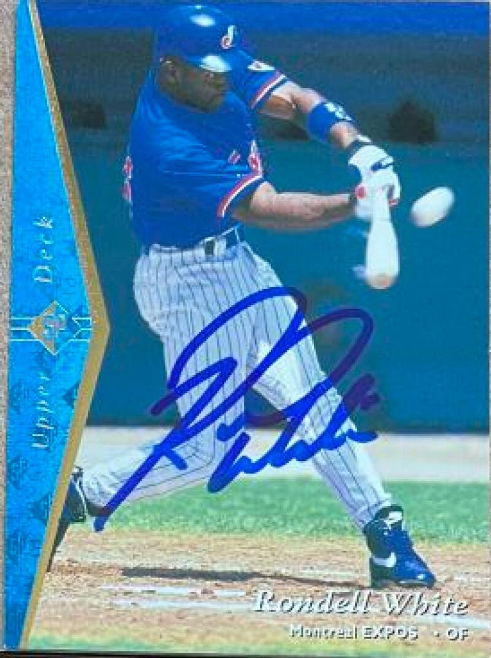 Rondell White Signed 1995 SP Baseball Card - Montreal Expos