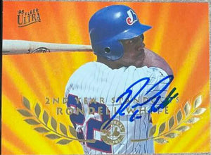 Rondell White Signed 1995 Fleer Ultra 2nd Year Standouts Baseball Card - Montreal Expos