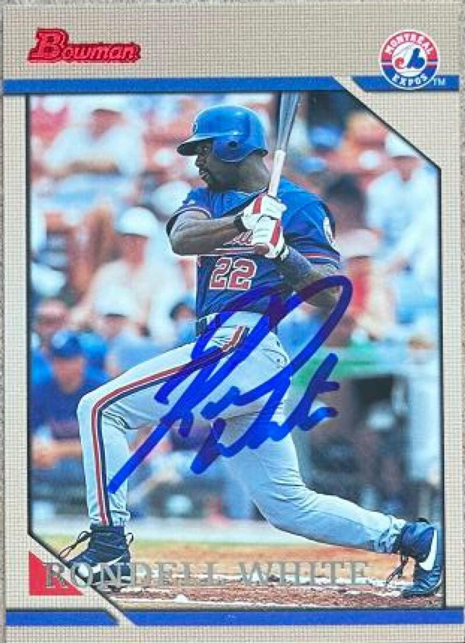 Rondell White Signed 1996 Bowman Baseball Card - Montreal Expos