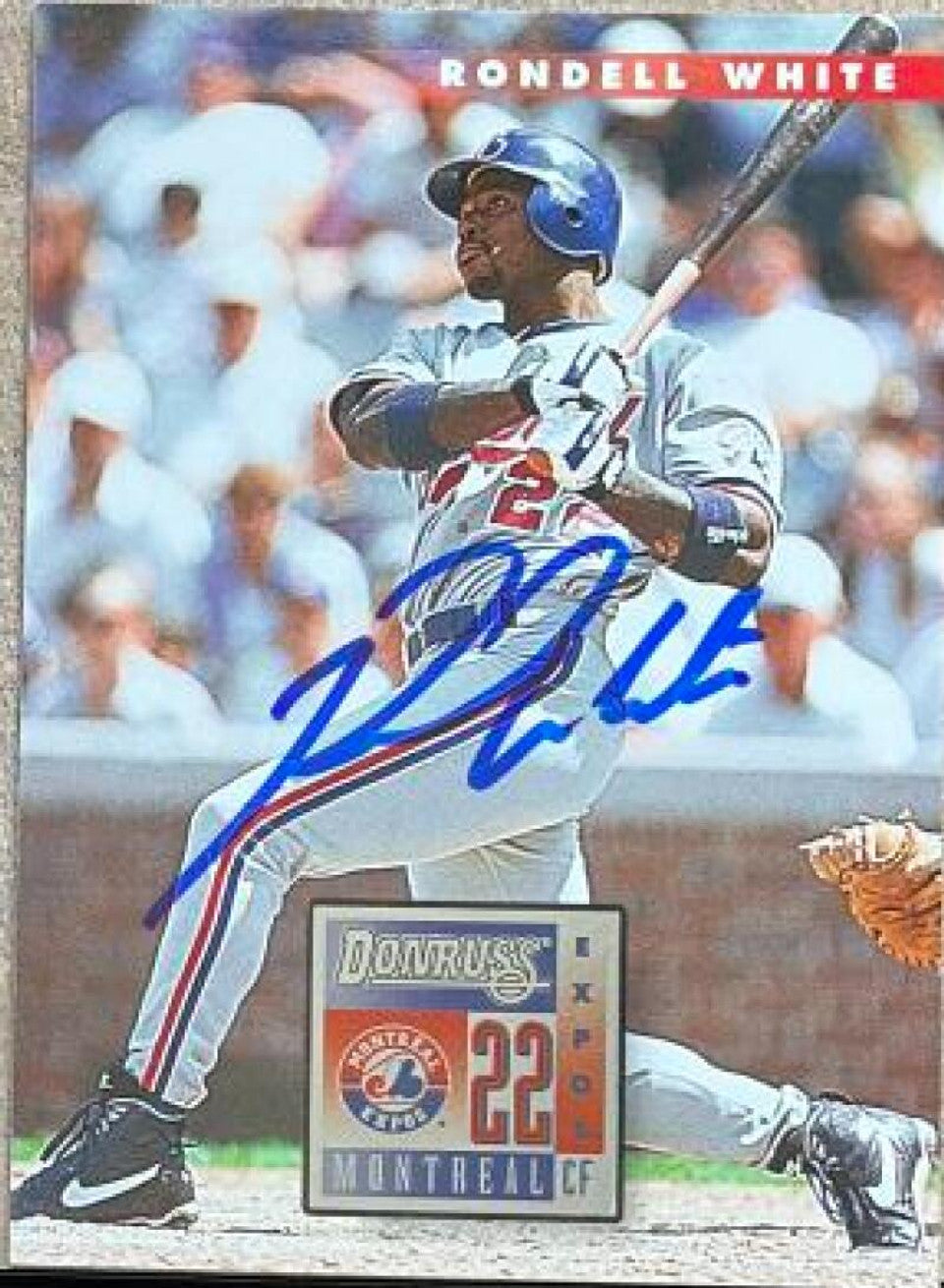 Rondell White Signed 1996 Donruss Baseball Card - Montreal Expos