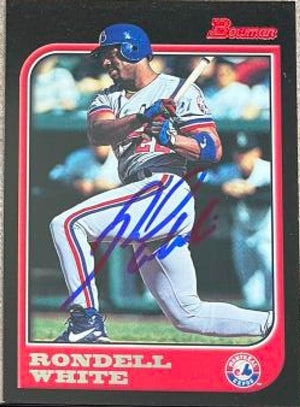 Rondell White Signed 1997 Bowman Baseball Card - Montreal Expos