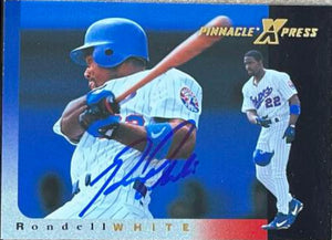 Rondell White Signed 1997 Pinnacle X-Press Baseball Card - Montreal Expos