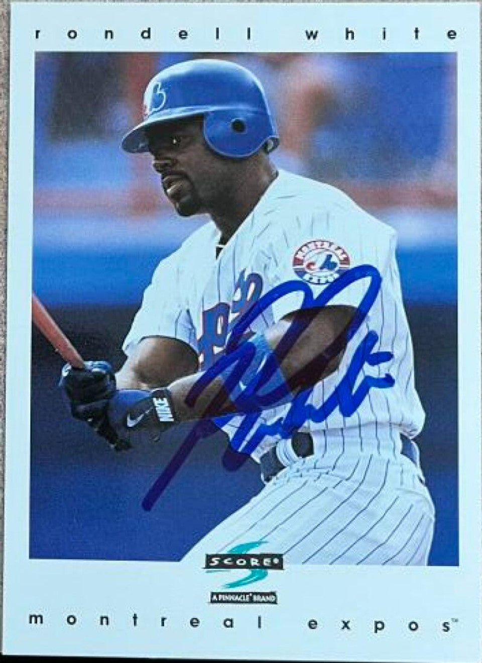 Rondell White Signed 1997 Score Baseball Card - Montreal Expos