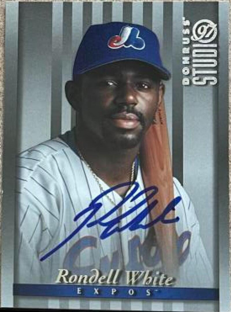 Rondell White Signed 1997 Studio Baseball Card - Montreal Expos