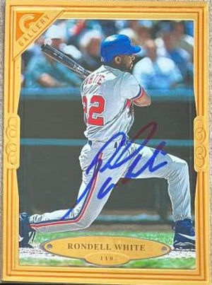 Rondell White Signed 1997 Topps Gallery Baseball Card - Montreal Expos