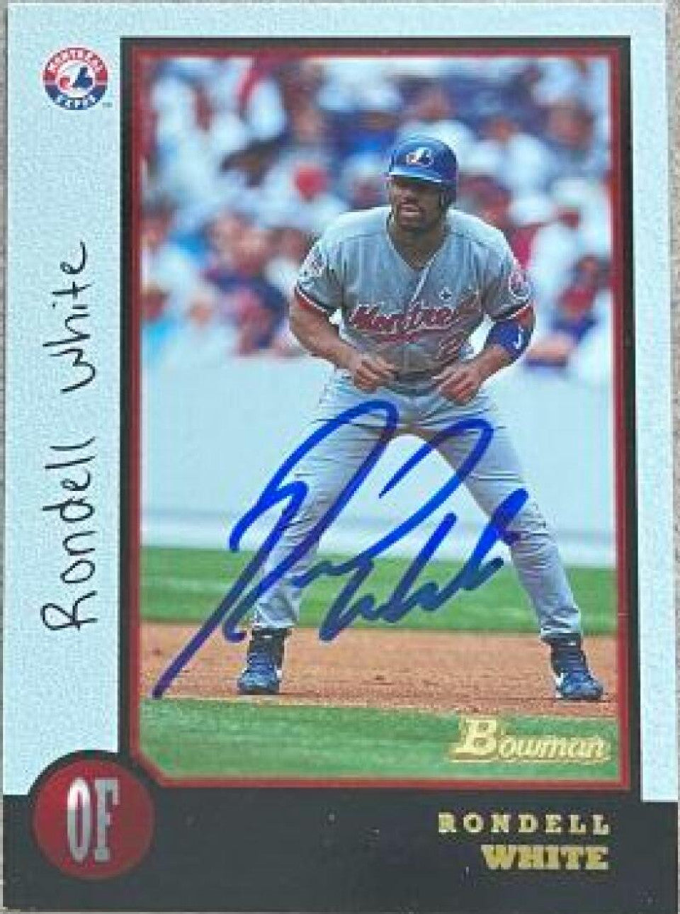 Rondell White Signed 1998 Bowman Baseball Card - Montreal Expos