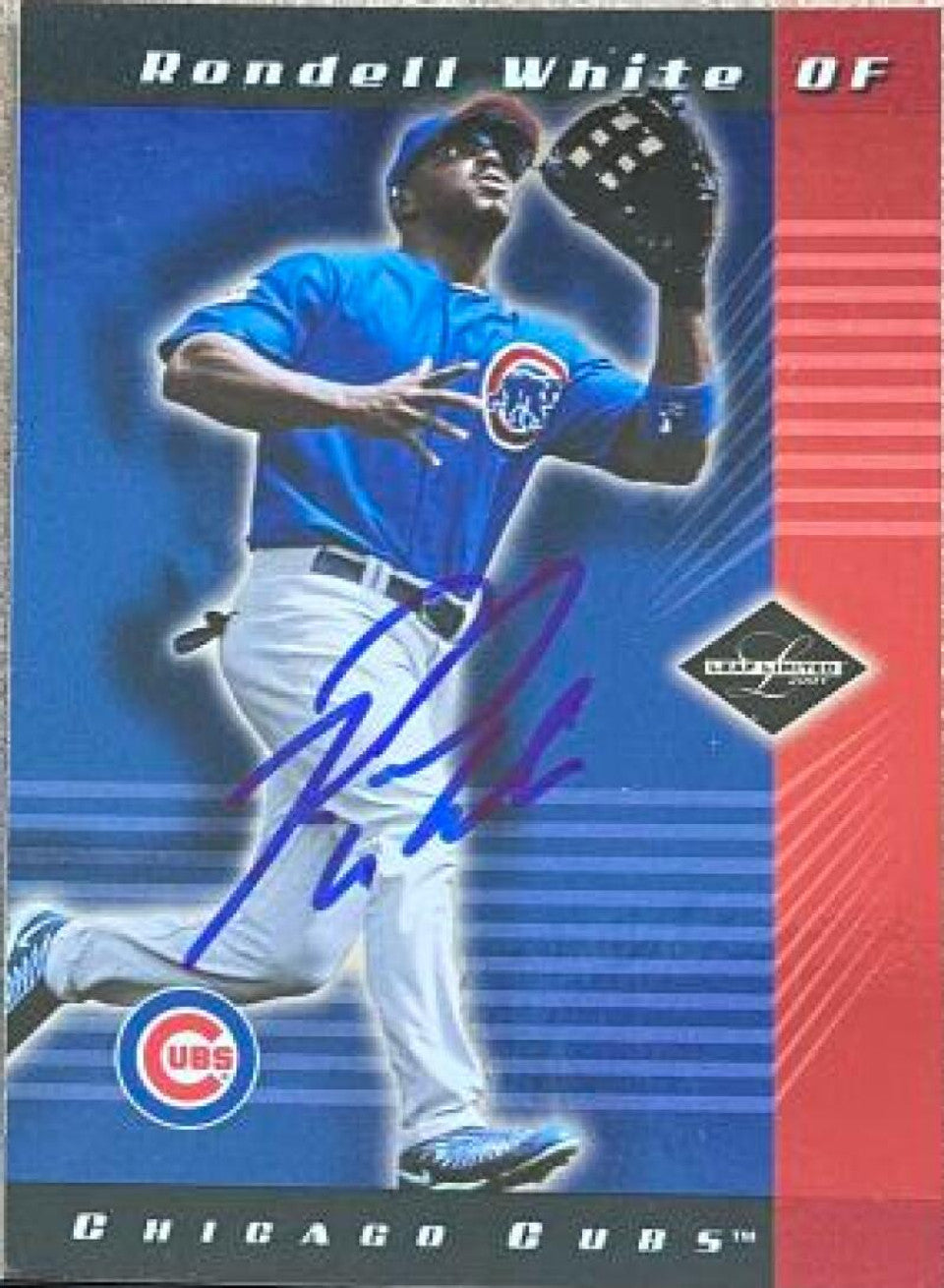 Rondell White Signed 2001 Leaf Limited Baseball Card - Chicago Cubs