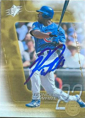 Rondell White Signed 2001 SPx Baseball Card - Chicago Cubs