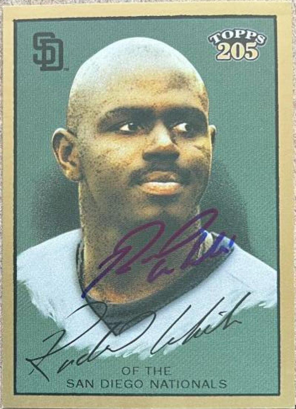 Rondell White Signed 2003 Topps 205 Baseball Card - San Diego Padres