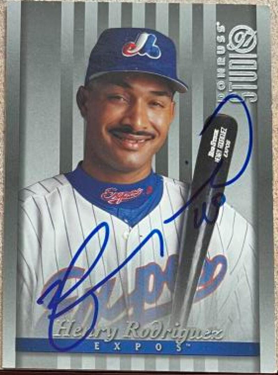 Henry Rodriguez Signed 1997 Studio Baseball Card - Montreal Expos