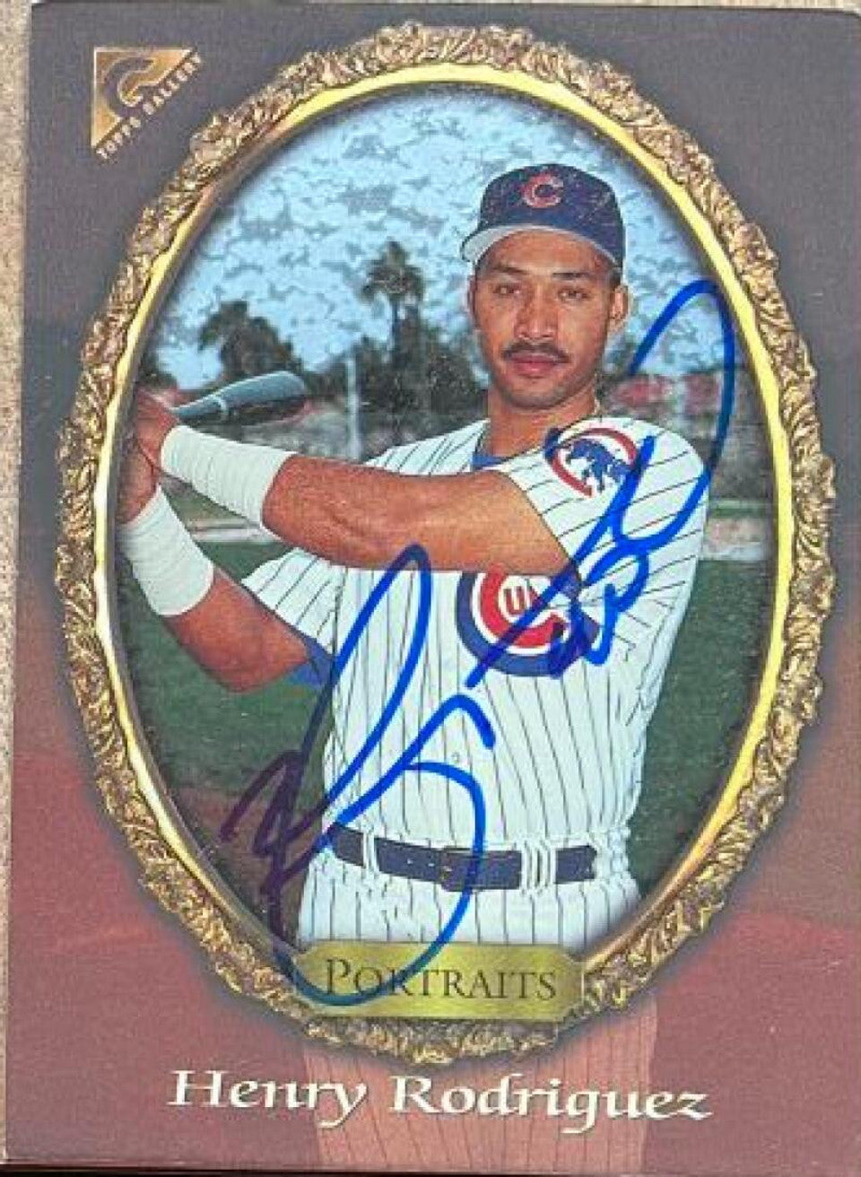 Henry Rodriguez Signed 1998 Topps Gallery Baseball Card - Chicago Cubs