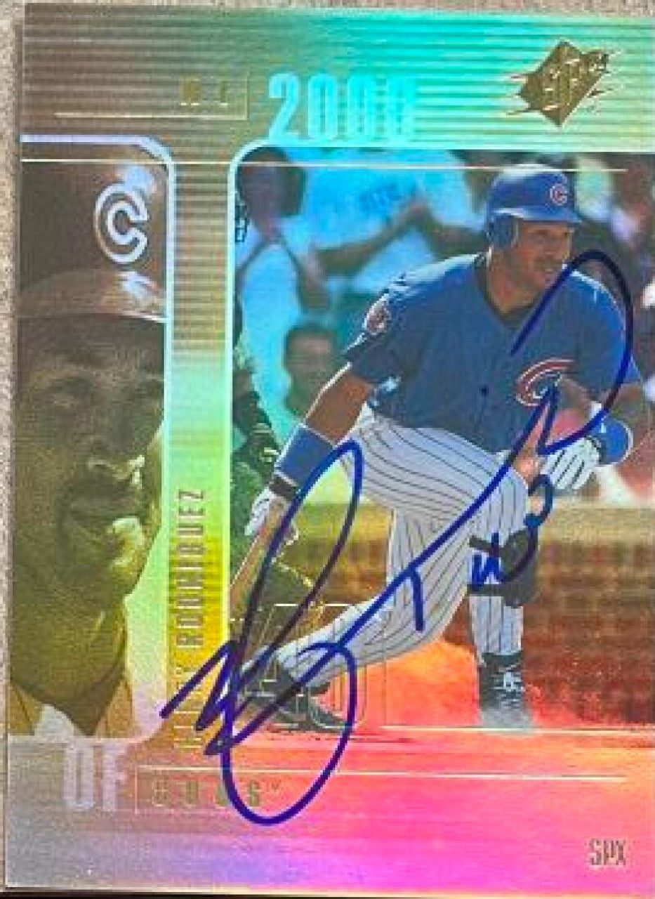 Henry Rodriguez Signed 2000 SPx Baseball Card - Chicago Cubs