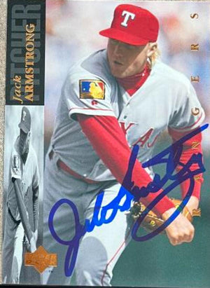 Jack Armstrong Signed 1994 Upper Deck Baseball Card - Texas Rangers