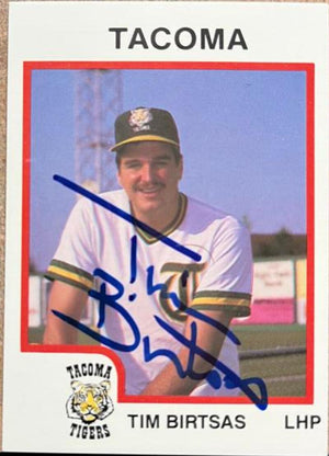 Tim Birtsas Signed 1987 ProCards Baseball Card - Tacoma Tigers