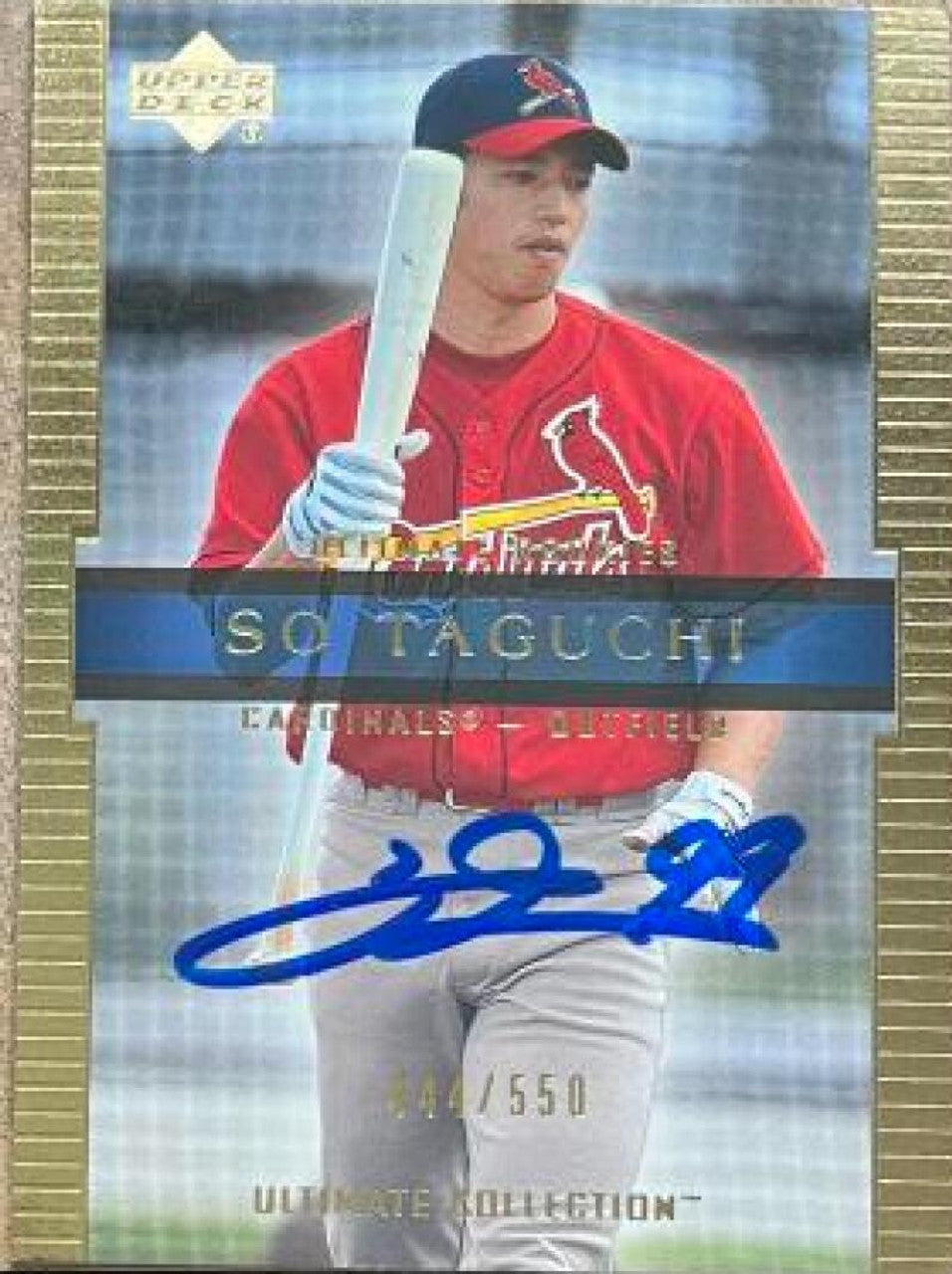 So Taguchi Signed 2002 Upper Deck Ultimate Collection Baseball Card - St Louis Cardinals