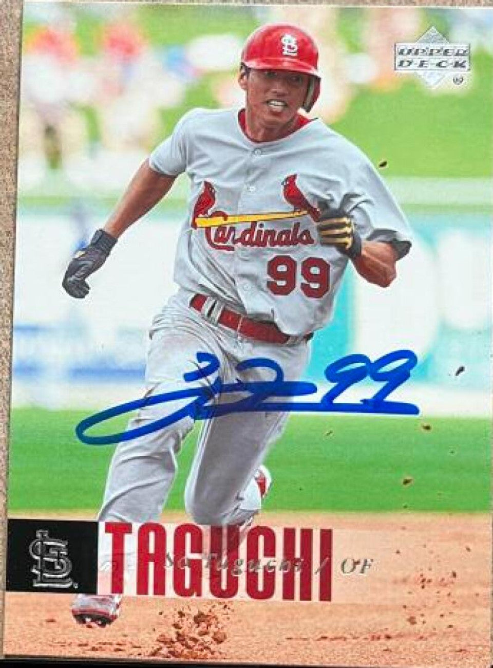 So Taguchi Signed 2006 Upper Deck Baseball Card - St Louis Cardinals