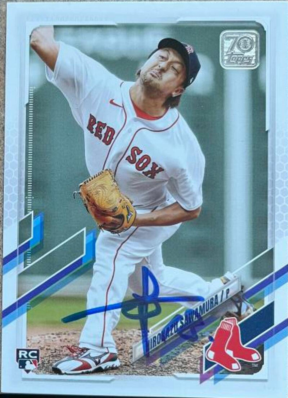 Hirokazu Sawamura Signed 2021 Topps Update Baseball Card - Boston Red Sox