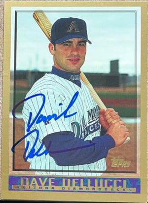 David Dellucci Signed 1998 Topps Baseball Card - Arizona Diamondbacks