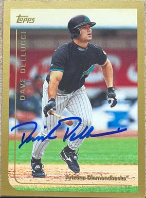 David Dellucci Signed 1999 Topps Baseball Card - Arizona Diamondbacks