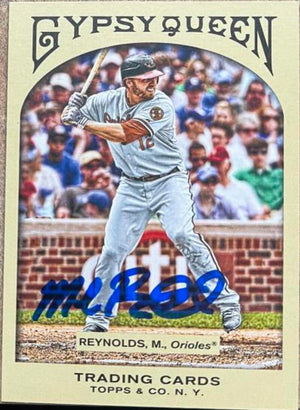 Mark Reynolds Signed 2011 Topps Gypsy Queen Baseball Card - Baltimore Orioles