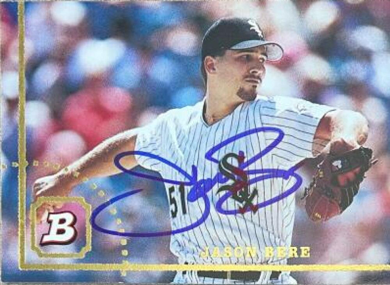 Jason Bere Signed 1994 Bowman Baseball Card - Chicago White Sox #567