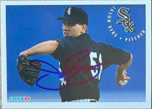 Jason Bere Signed 1994 Fleer Baseball Card - Chicago White Sox