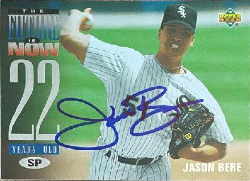 Jason Bere Signed 1994 Upper Deck Baseball Card - Chicago White Sox