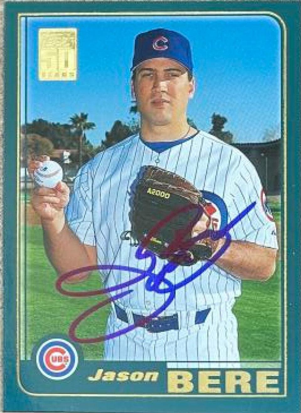 ジェイソン・ベア サイン入り 2001 Topps ベースボールカード - シカゴ・カブス